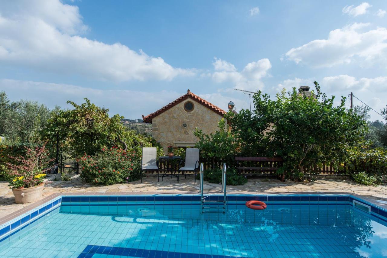 Villa Toula With Pool Nr Armeni Crete Makhairoí Exterior photo